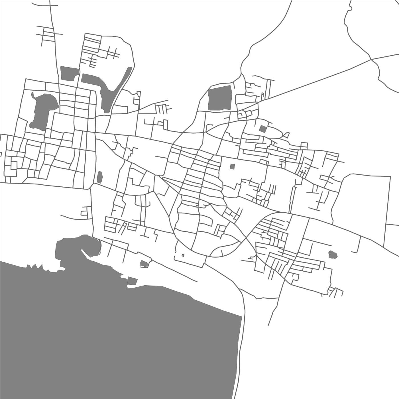 ROAD MAP OF RAMANATHAPURAM, INDIA BY MAPBAKES