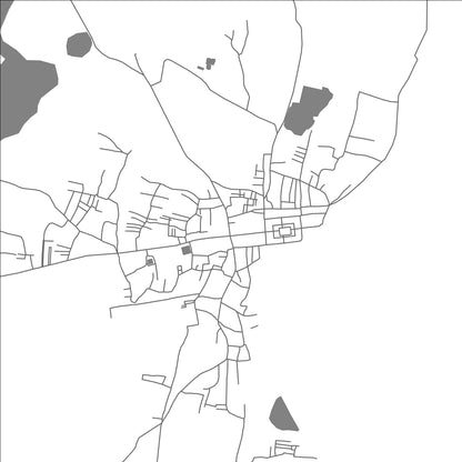 ROAD MAP OF RAMESWARAM, INDIA BY MAPBAKES