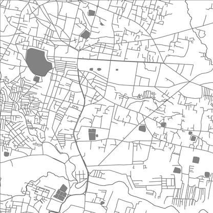 ROAD MAP OF RANCHI, INDIA BY MAPBAKES