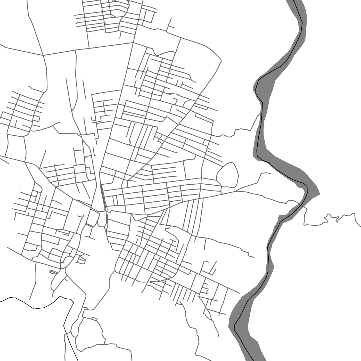 ROAD MAP OF RAYAGADA, INDIA BY MAPBAKES