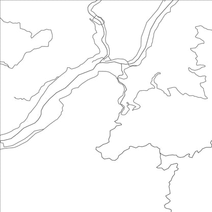 ROAD MAP OF RUDRAPRAYAG, INDIA BY MAPBAKES