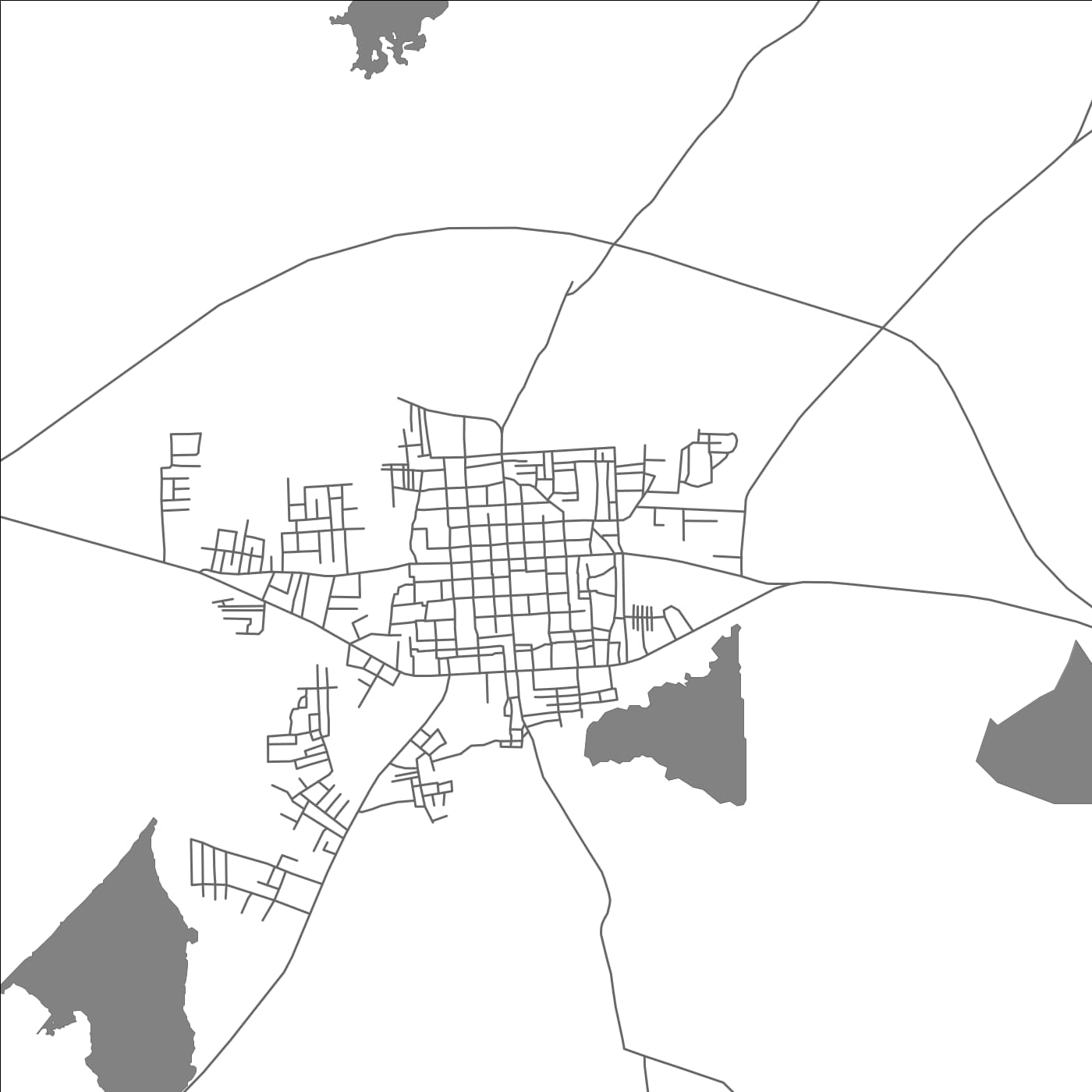 ROAD MAP OF SADASEOPET, INDIA BY MAPBAKES