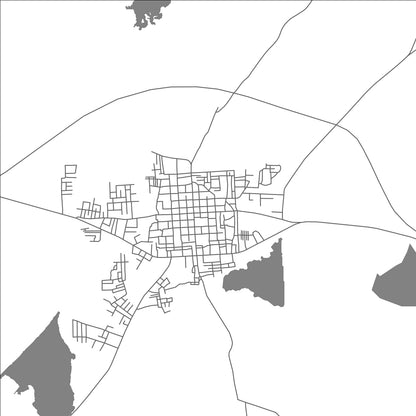 ROAD MAP OF SADASEOPET, INDIA BY MAPBAKES