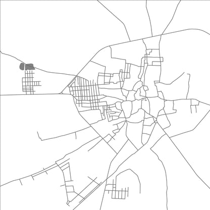 ROAD MAP OF SADULPUR RAJASTHAN, INDIA BY MAPBAKES