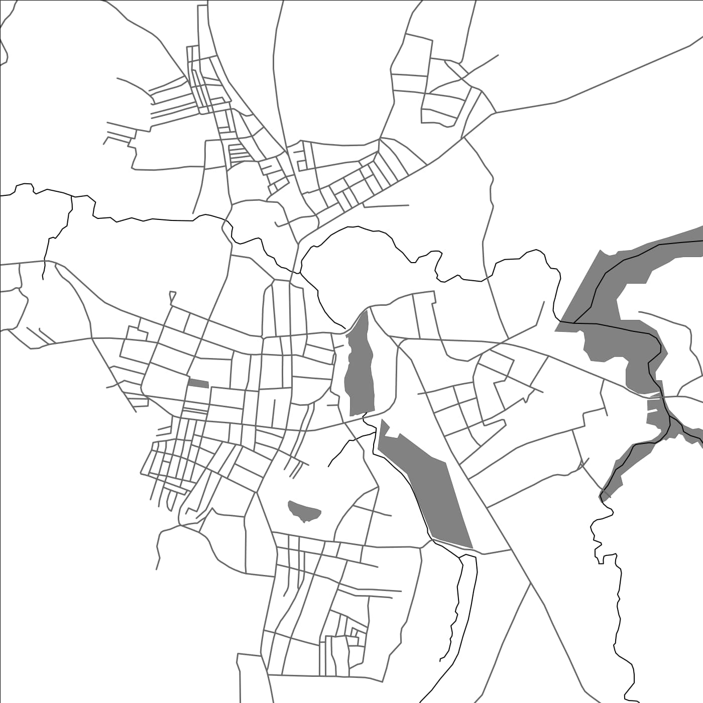 ROAD MAP OF SAGAR KARNATAKA, INDIA BY MAPBAKES