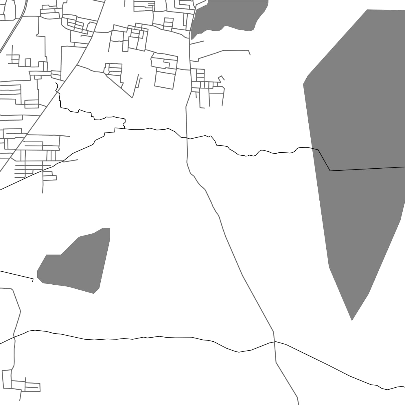 ROAD MAP OF SALAMEDU, INDIA BY MAPBAKES