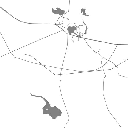 ROAD MAP OF SANAND, INDIA BY MAPBAKES