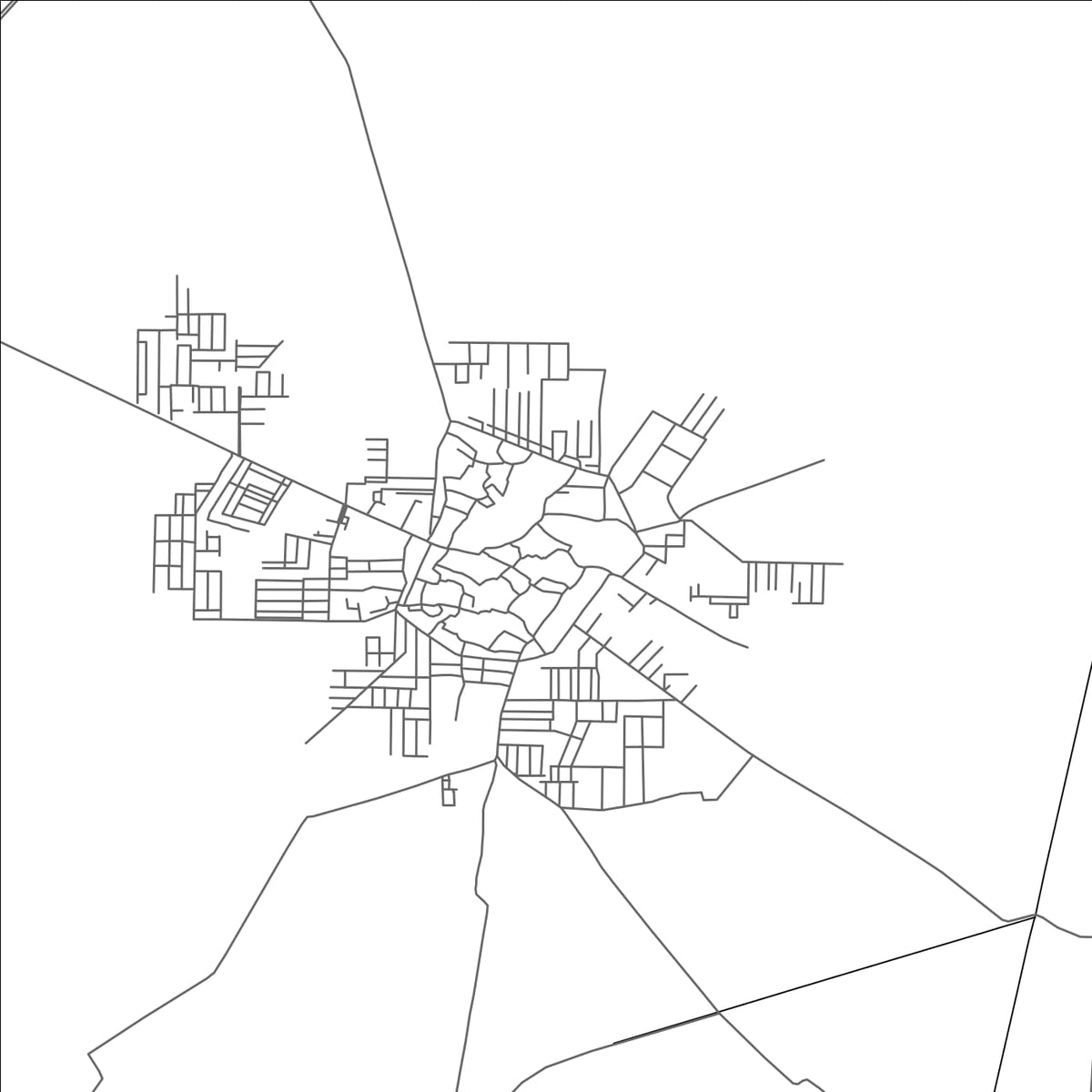 ROAD MAP OF SANAUR, INDIA BY MAPBAKES