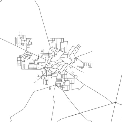 ROAD MAP OF SANAUR, INDIA BY MAPBAKES