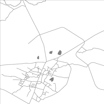 ROAD MAP OF SANDILA, INDIA BY MAPBAKES