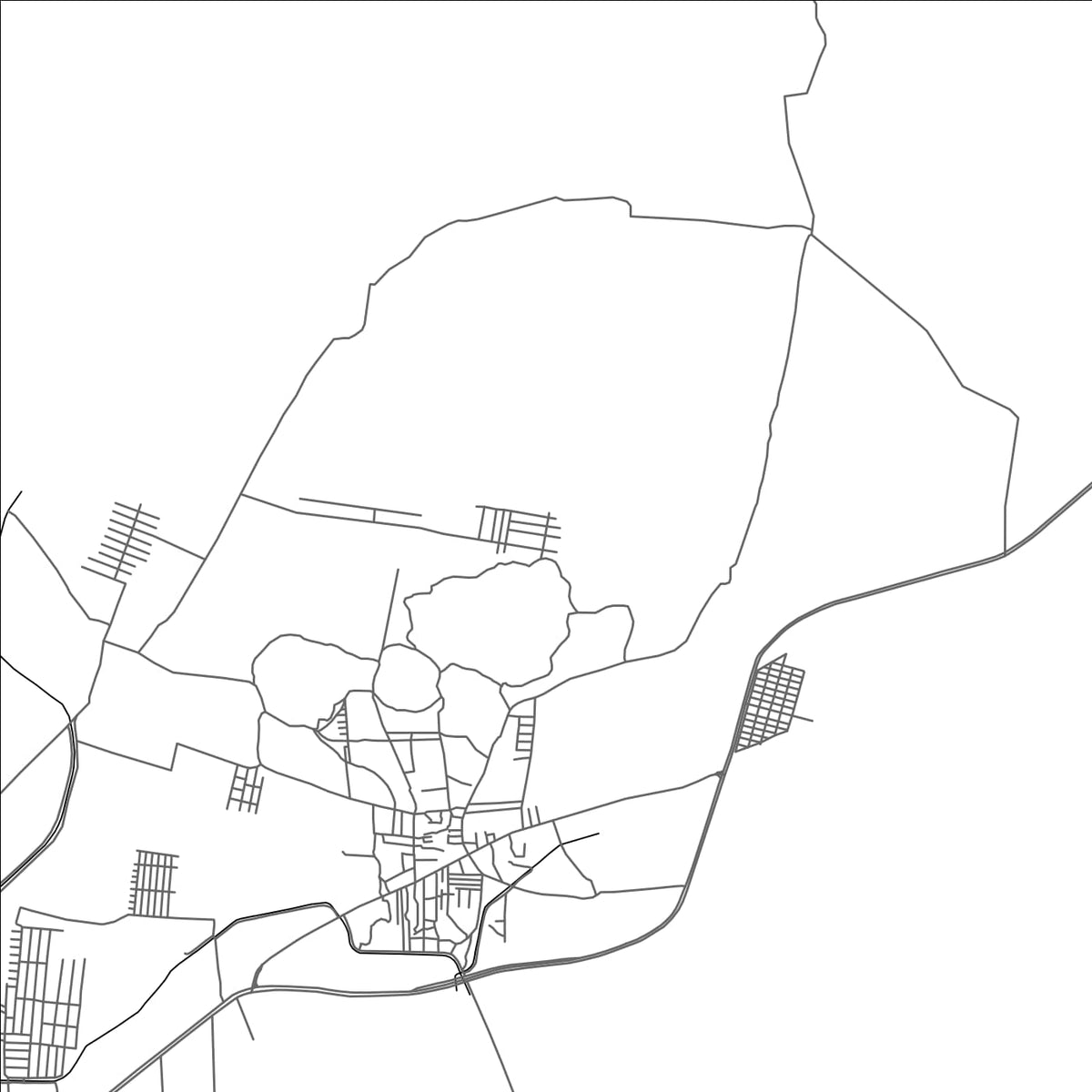 ROAD MAP OF SANGANAKALLU, INDIA BY MAPBAKES