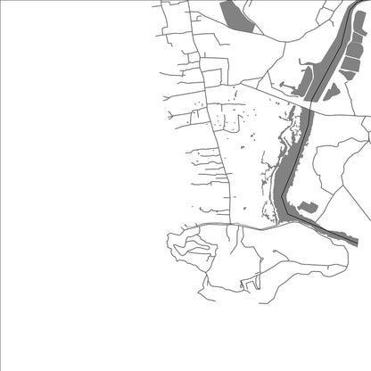 ROAD MAP OF SANQUELIM, INDIA BY MAPBAKES