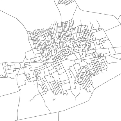 ROAD MAP OF SARDARSHAHR, INDIA BY MAPBAKES