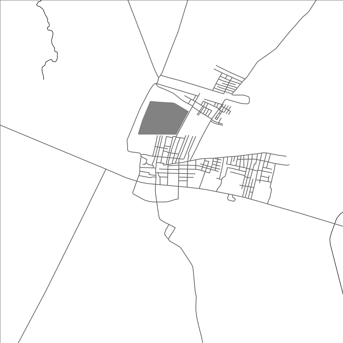 ROAD MAP OF SATTENAPALLE, INDIA BY MAPBAKES