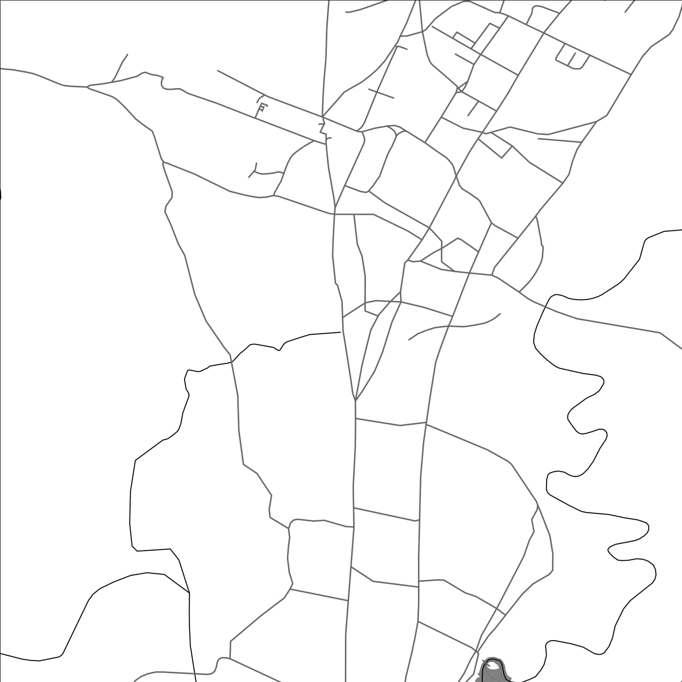 ROAD MAP OF SHAHJANPUR, INDIA BY MAPBAKES