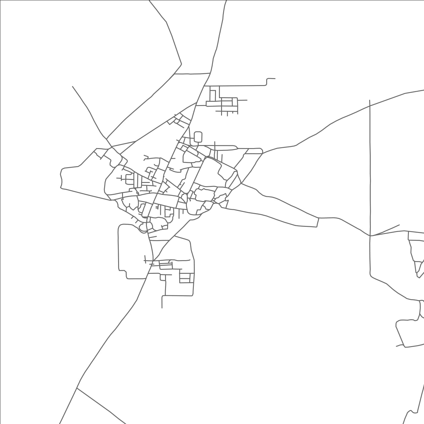 ROAD MAP OF SHAHKOT, INDIA BY MAPBAKES