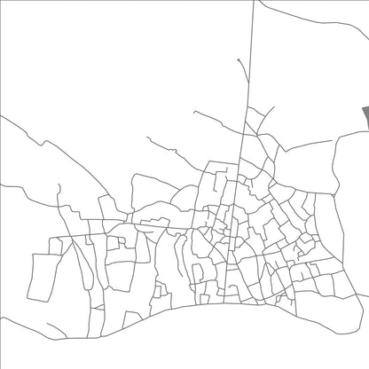 ROAD MAP OF SHANTIPUR, INDIA BY MAPBAKES