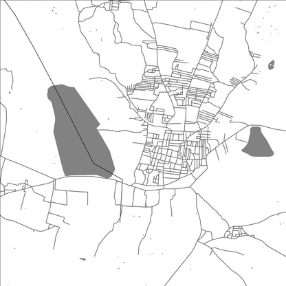 ROAD MAP OF SIDLAGHATTA, INDIA BY MAPBAKES