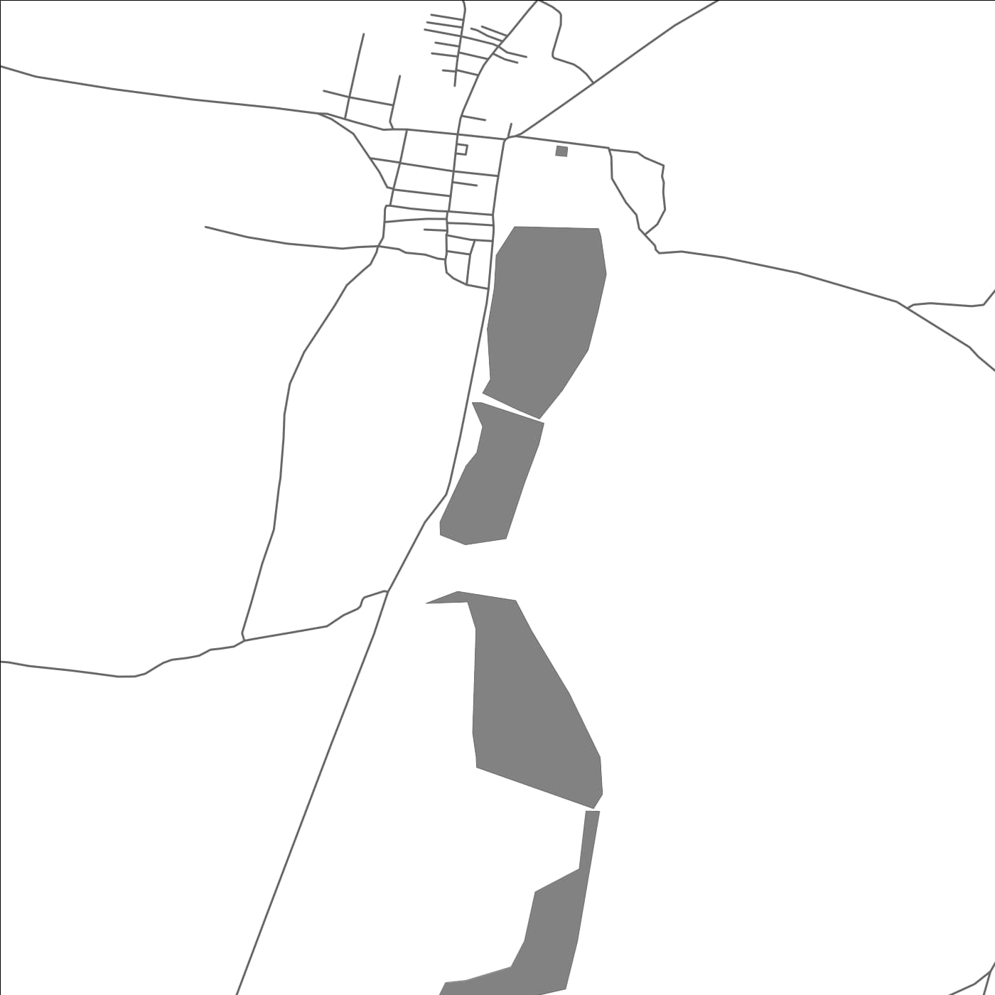 ROAD MAP OF SIVAGIRI TAMIL NADU, INDIA BY MAPBAKES