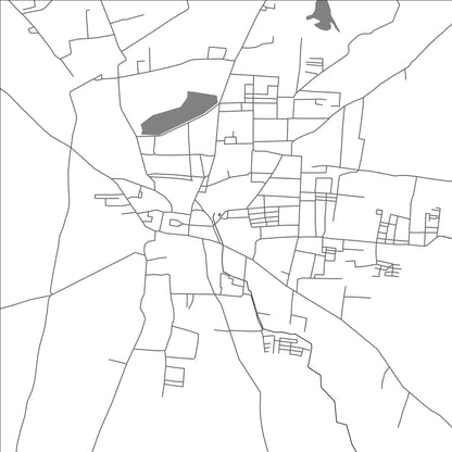 ROAD MAP OF SIVAKASI, INDIA BY MAPBAKES