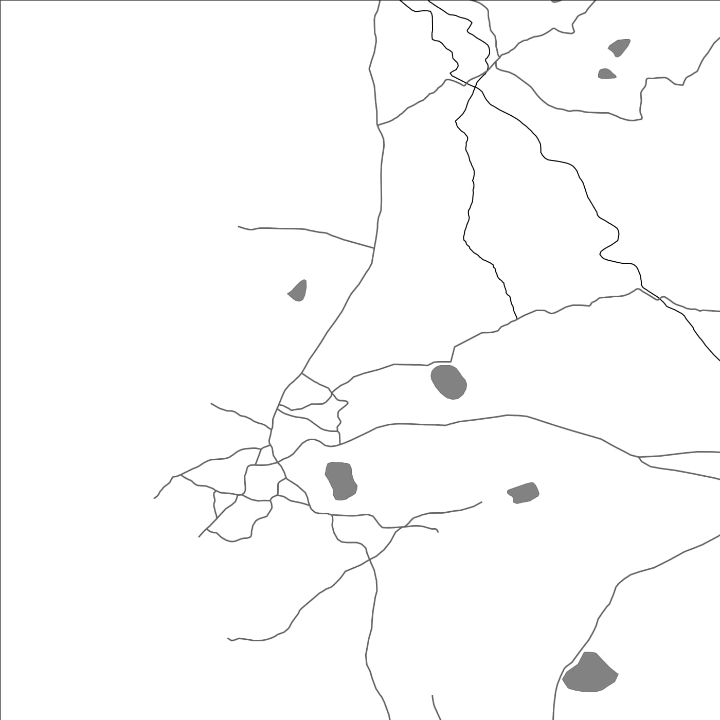 ROAD MAP OF SOGAM, INDIA BY MAPBAKES