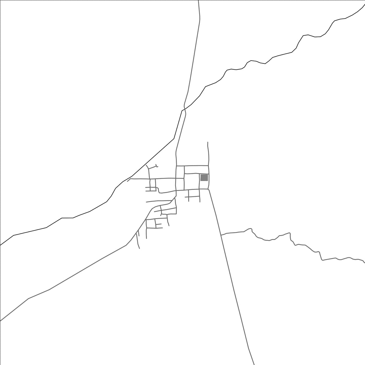 ROAD MAP OF TIRUPPANANDAL, INDIA BY MAPBAKES