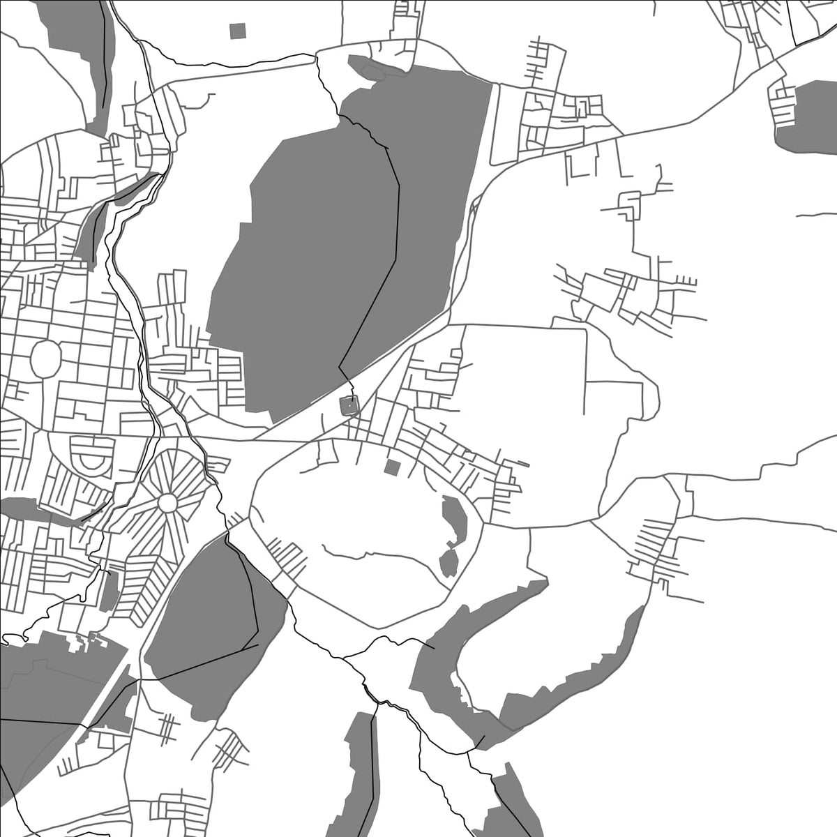 ROAD MAP OF TIRUPPARANGUNRAM, INDIA BY MAPBAKES
