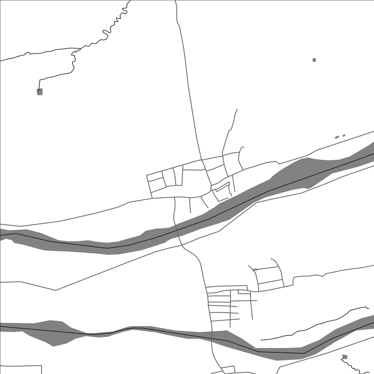 ROAD MAP OF TIRUVADI, INDIA BY MAPBAKES