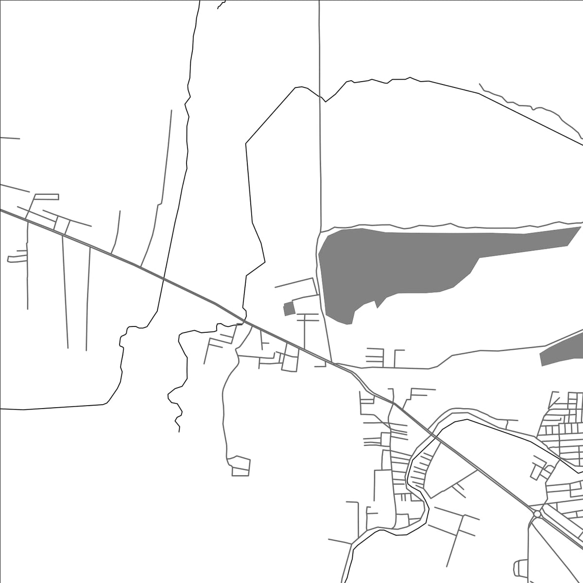 ROAD MAP OF TIRUVERUMBUR, INDIA BY MAPBAKES