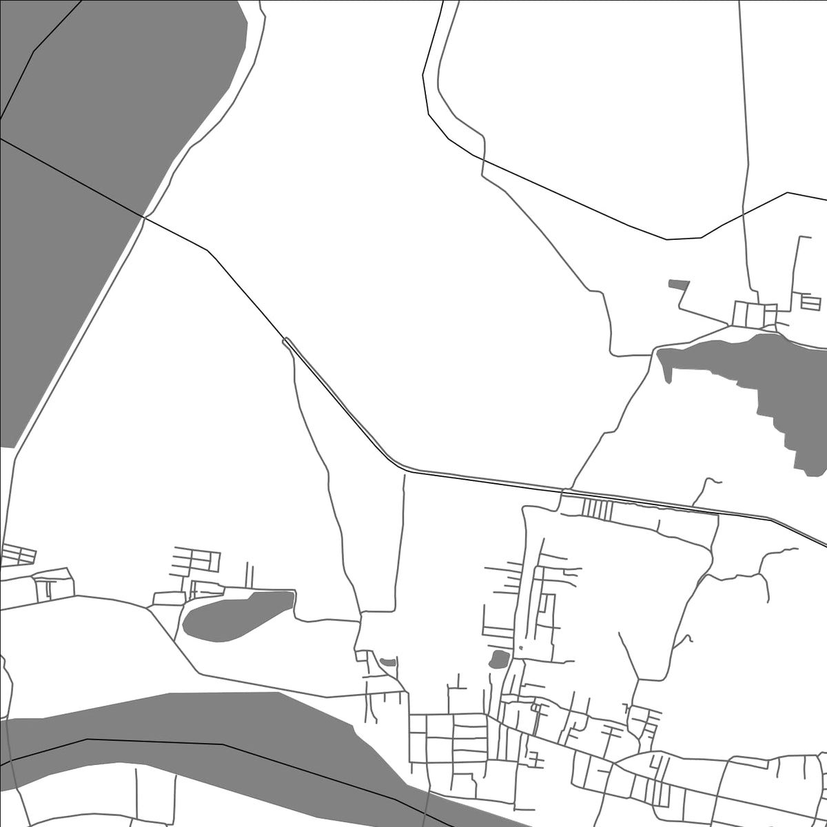 ROAD MAP OF TITTAGUDI, INDIA BY MAPBAKES