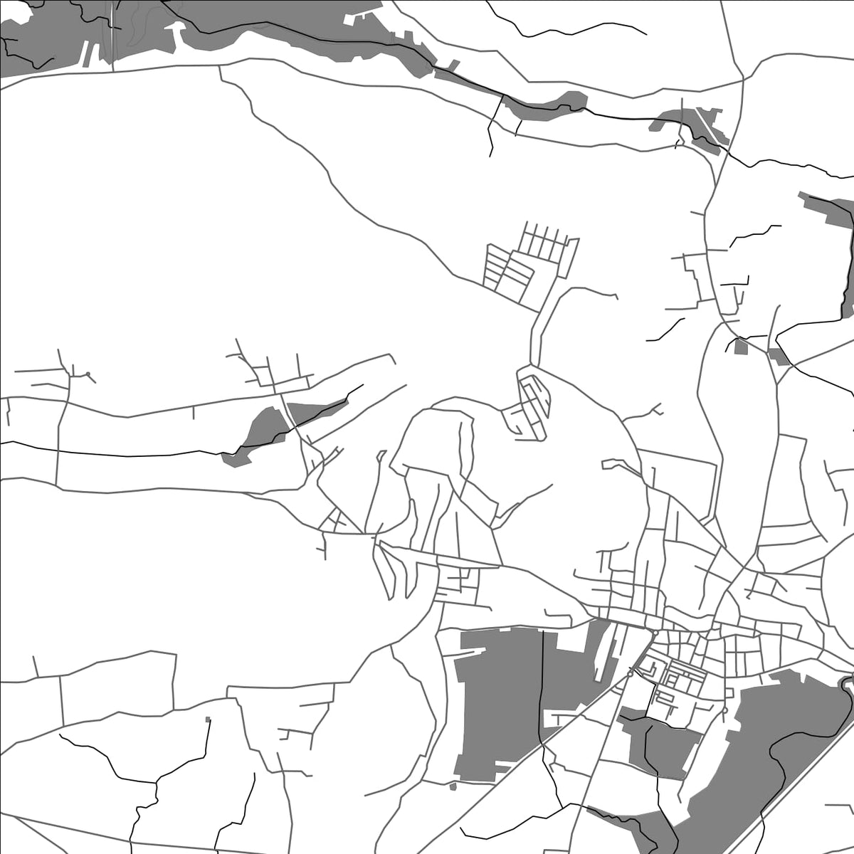 ROAD MAP OF TIVIM, INDIA BY MAPBAKES