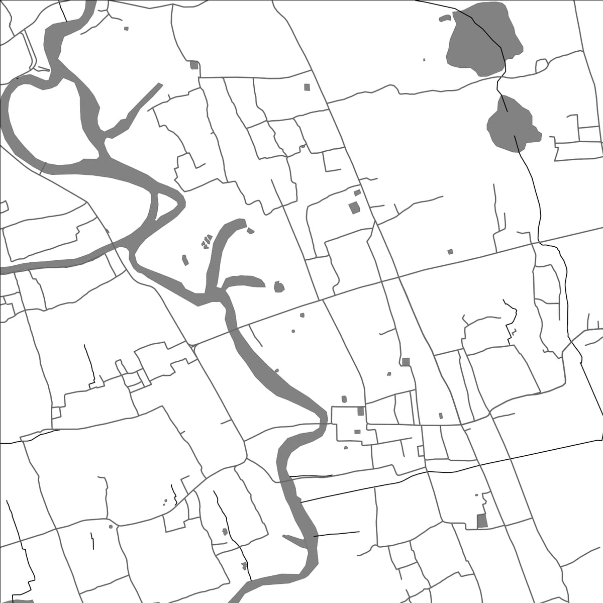 ROAD MAP OF TRIPUNITTURA, INDIA BY MAPBAKES