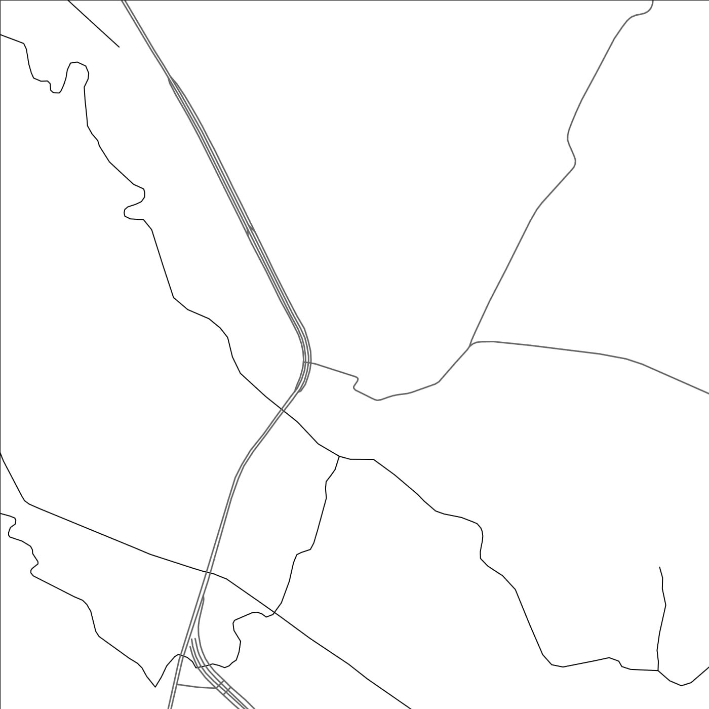 ROAD MAP OF TROVAGUNTA, INDIA BY MAPBAKES