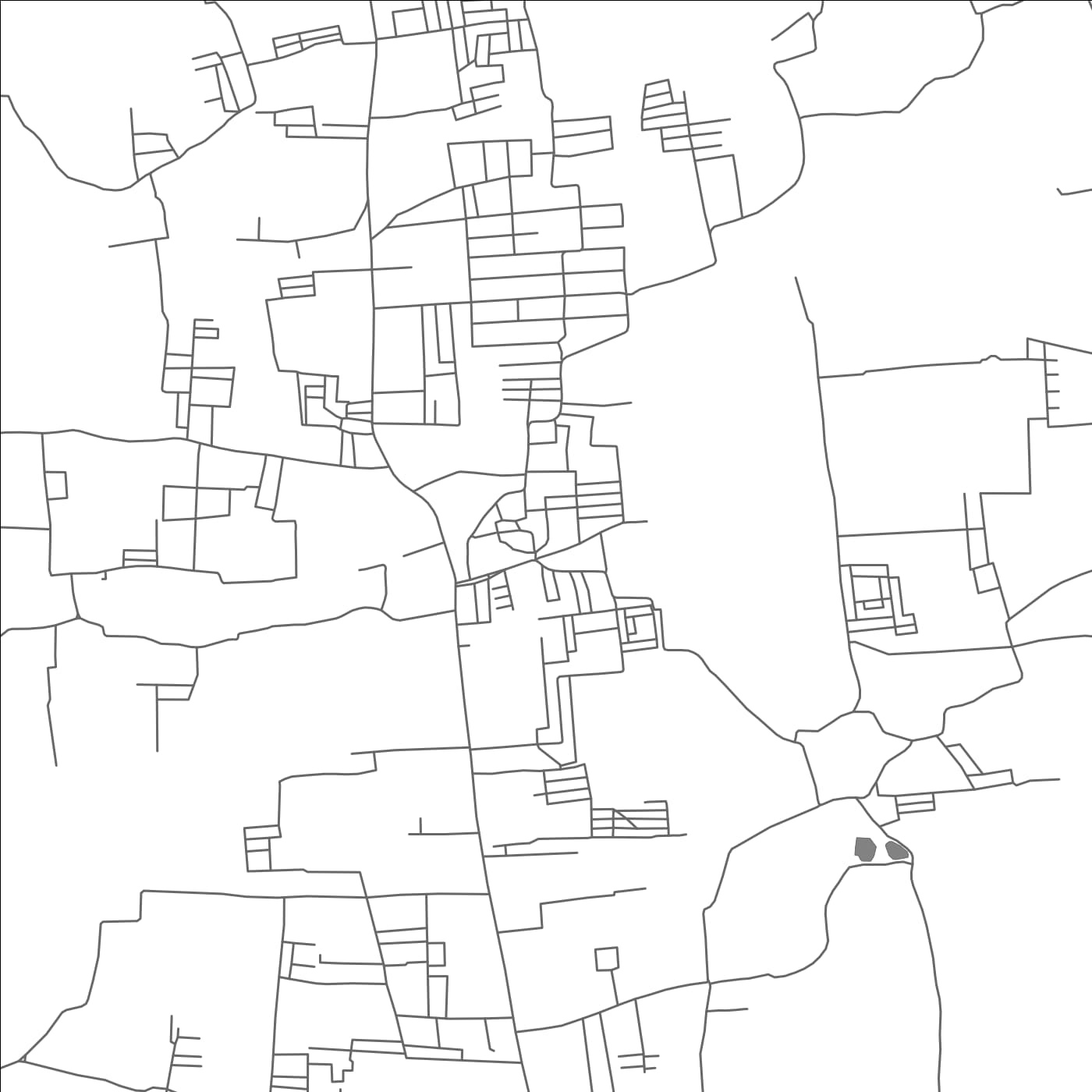 ROAD MAP OF TUDIYALUR, INDIA BY MAPBAKES