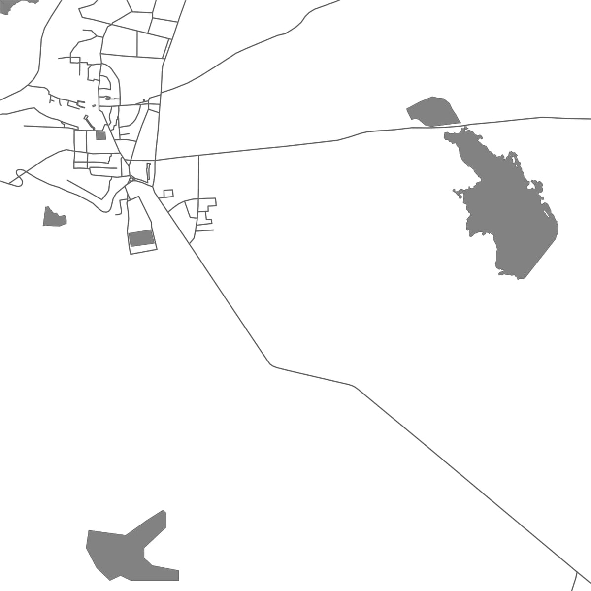 ROAD MAP OF TULJAPUR, INDIA BY MAPBAKES