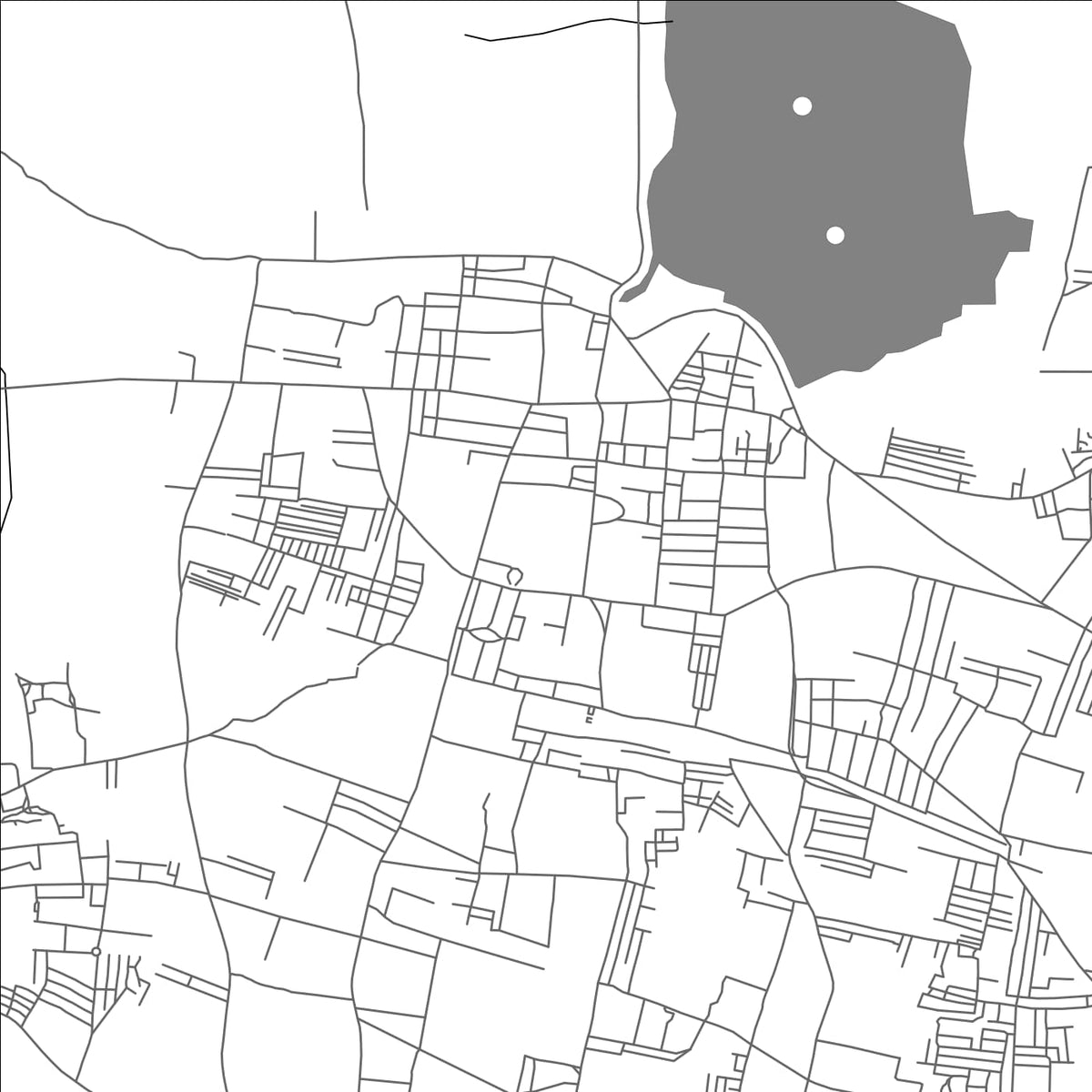 ROAD MAP OF TUMKUR, INDIA BY MAPBAKES