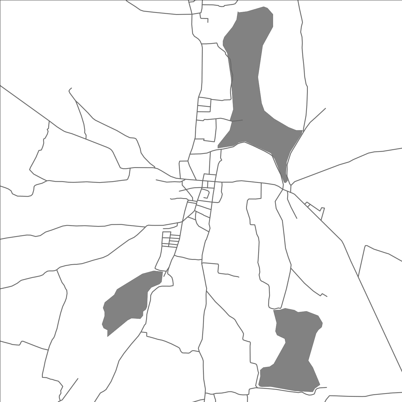 ROAD MAP OF TYAMAGONDAL, INDIA BY MAPBAKES