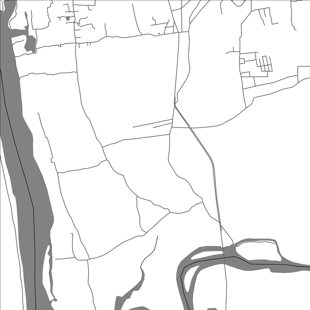 ROAD MAP OF UDIYAVARA, INDIA BY MAPBAKES