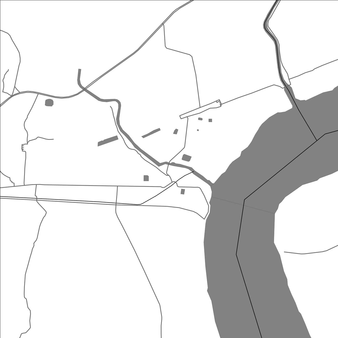 ROAD MAP OF ULUBERIYA, INDIA BY MAPBAKES