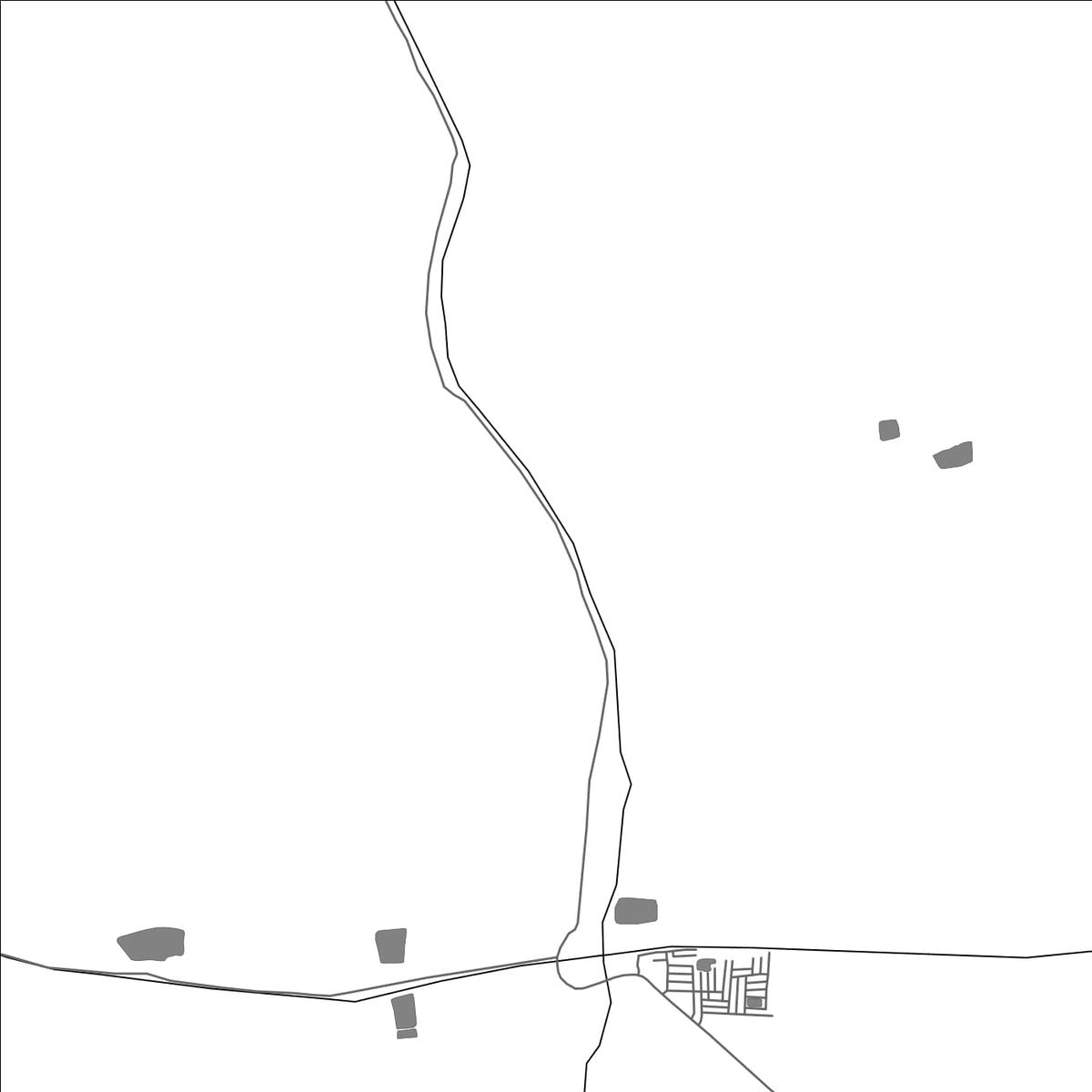 ROAD MAP OF UNDI, INDIA BY MAPBAKES