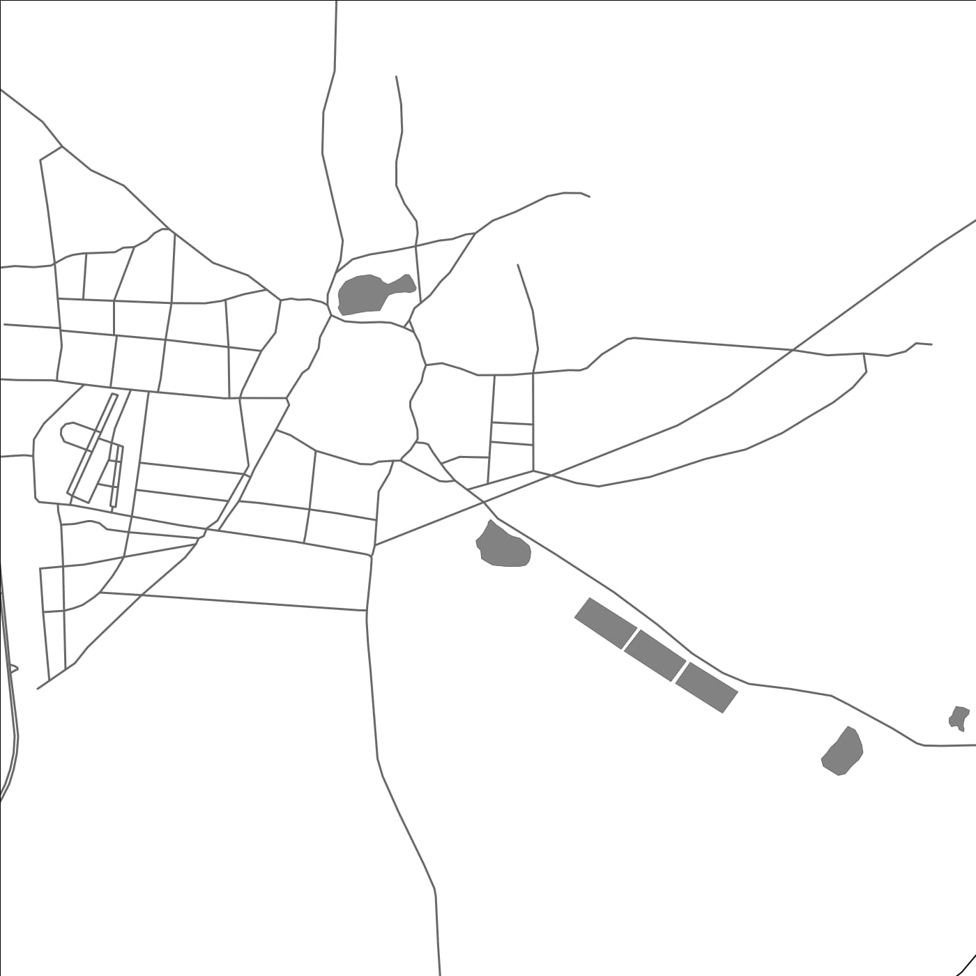 ROAD MAP OF UNJHA, INDIA BY MAPBAKES