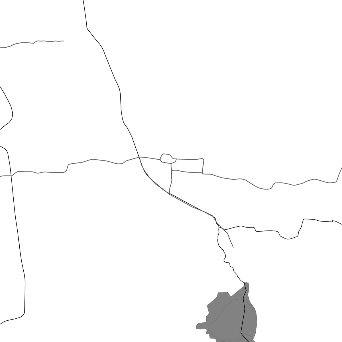 ROAD MAP OF URANGANPATTI, INDIA BY MAPBAKES