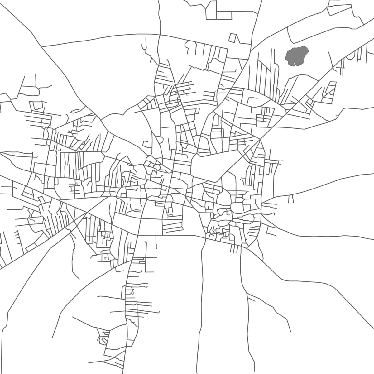 ROAD MAP OF URUN-ISLAMPUR, INDIA BY MAPBAKES