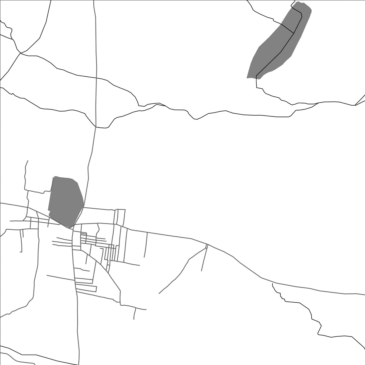 ROAD MAP OF USILAMPATTI, INDIA BY MAPBAKES