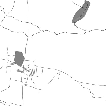 ROAD MAP OF USILAMPATTI, INDIA BY MAPBAKES