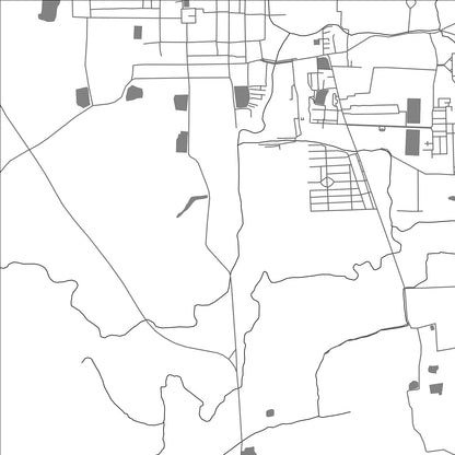 ROAD MAP OF USUPPUR, INDIA BY MAPBAKES