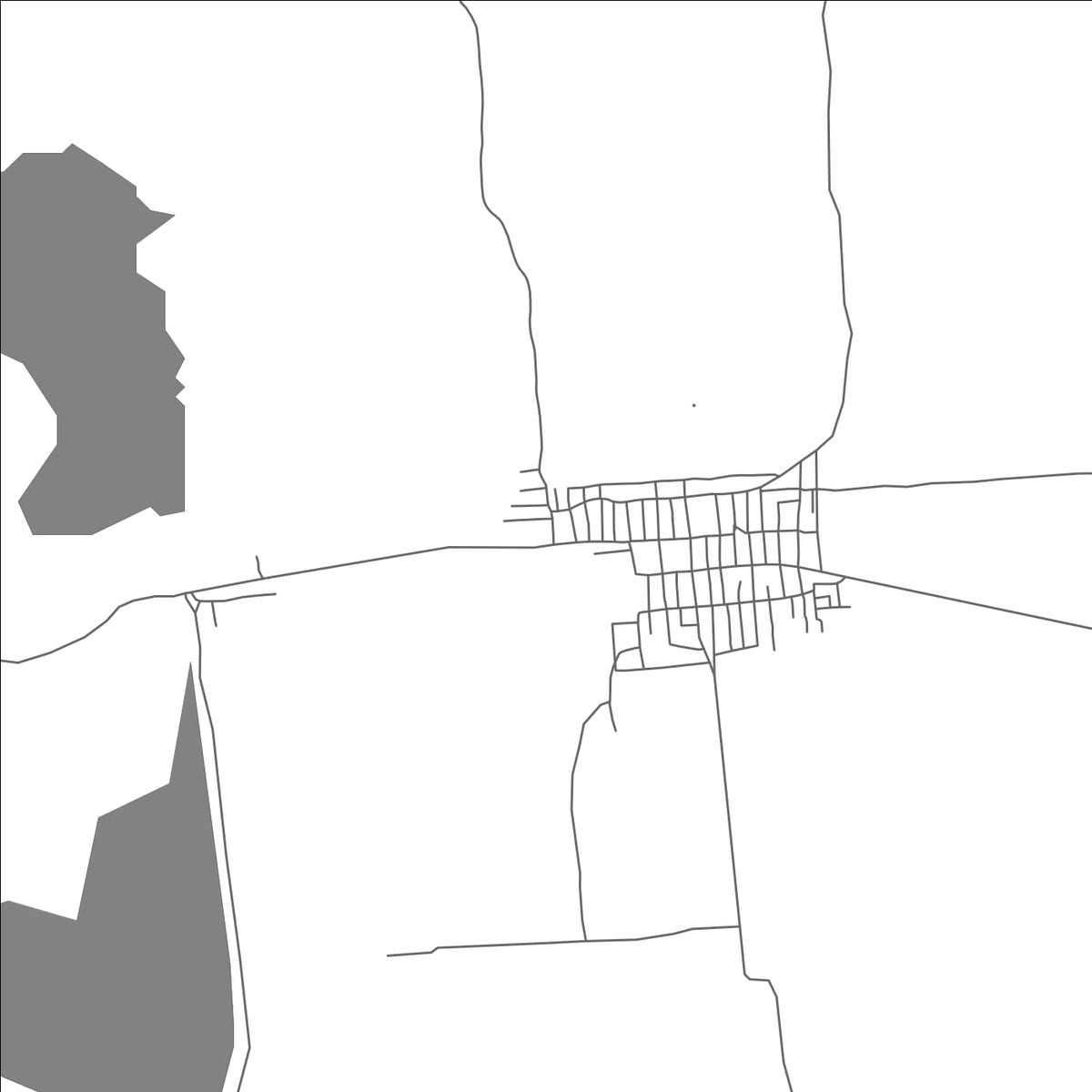 ROAD MAP OF UTTARAMERUR, INDIA BY MAPBAKES