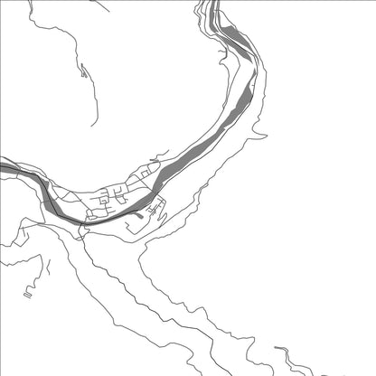 ROAD MAP OF UTTARKASHI, INDIA BY MAPBAKES