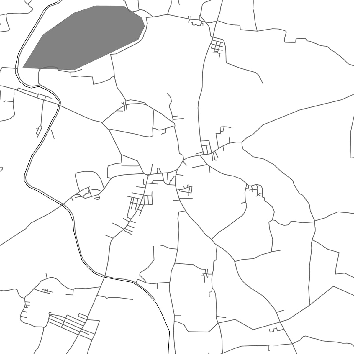 ROAD MAP OF VADAMUGAM VELLODU, INDIA BY MAPBAKES