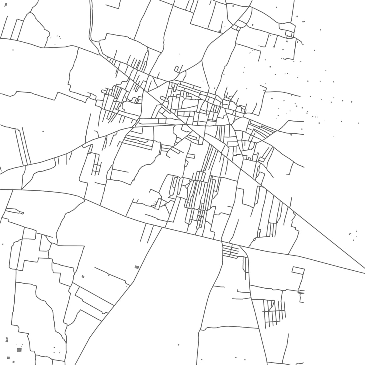 ROAD MAP OF VADIGENHALLI, INDIA BY MAPBAKES